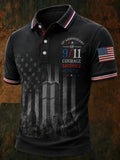 Men's 911 Memorial Casual Print Polo Shirt