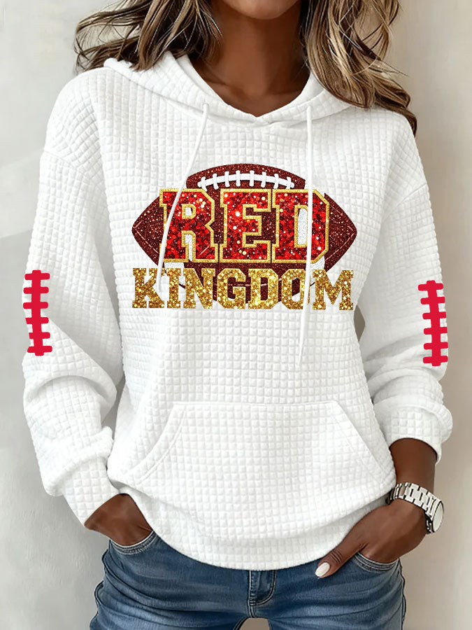 Women'S Football Print Sweatshirt