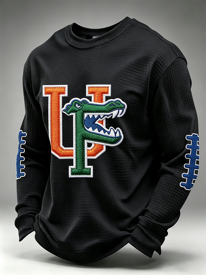 Men'S Retro Football Waffle T-Shirt