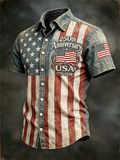 Men'S 250Th Anniversary National Print  Shirt