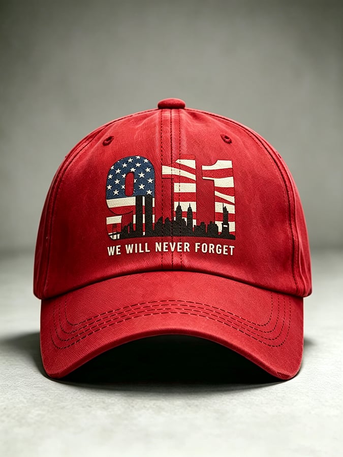 Unisex USA 911 Print Hat