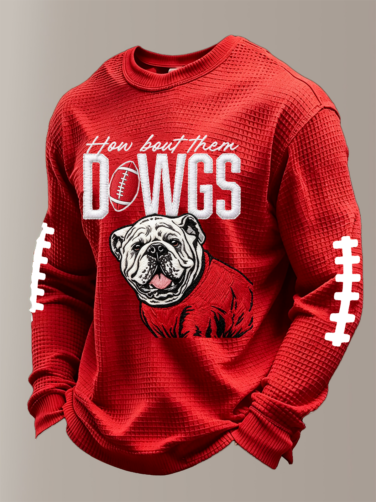 Men'S Rugby Printed Waffle T-Shirt