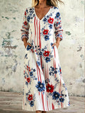 Women's 250th Anniversary Printed Casual Dress
