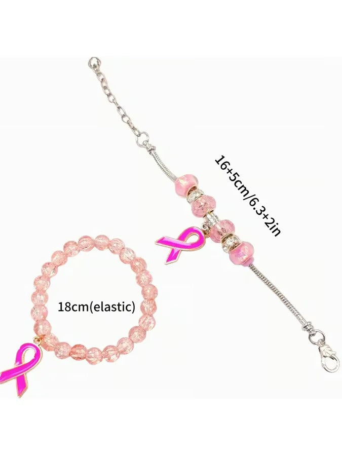 Breast Cancer Prevention And Control Propaganda Bracelet