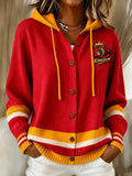Ladies' Football Fan Casual Cardigan