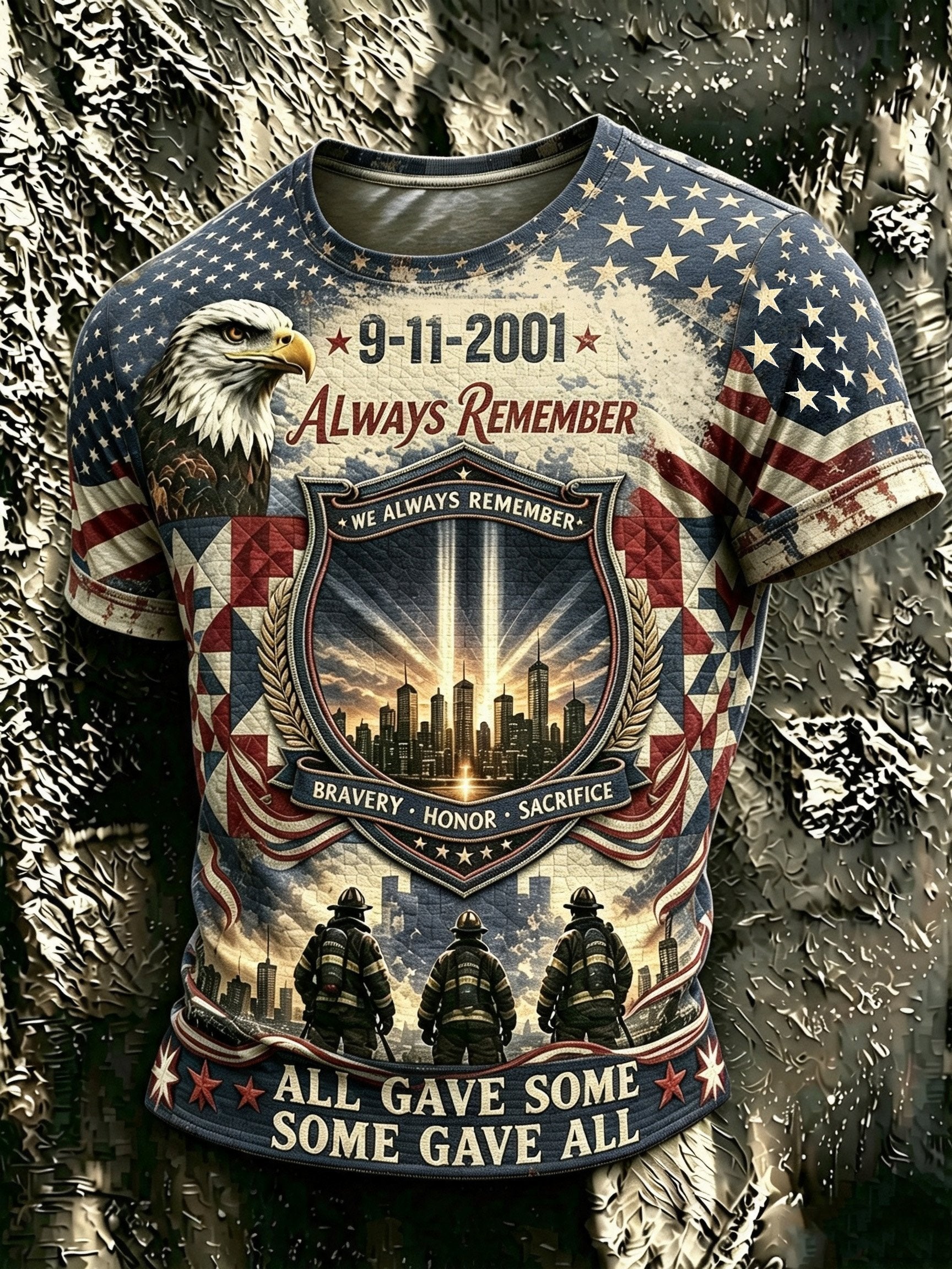 Men's 9/11 Memorial Graphic Top
