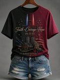 Women's 911 Memorial Casual Print T-Shirt
