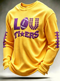 Men'S Rugby Printed Waffle T-Shirt