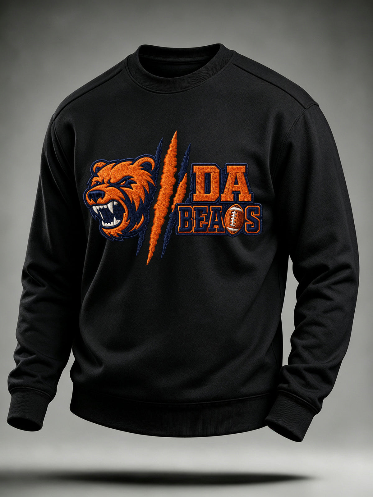 Men's Football Gameday Gift For Football Fans Crew Neck Sweatshirt