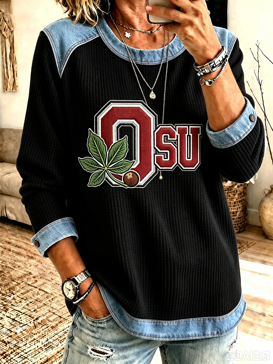 Women's University Campus Football Hoodie