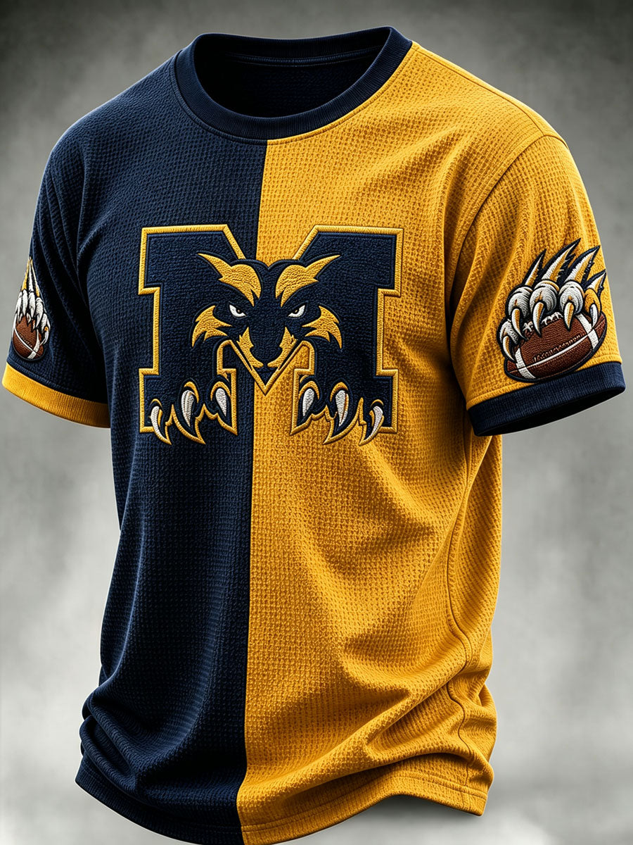 Men'S Football Fan Waffle T-Shirt