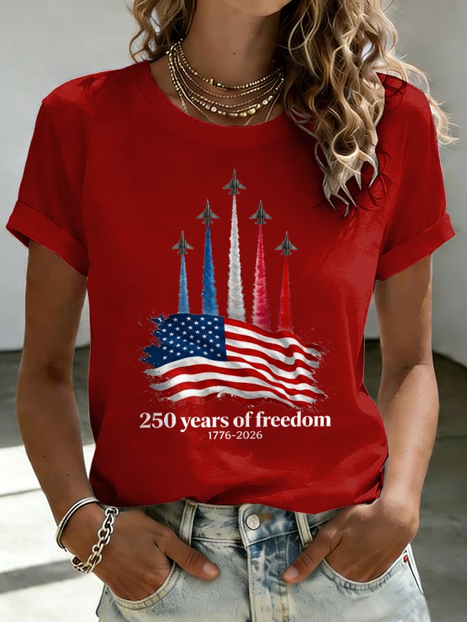 Women's Casual U.S. 250th Anniversary T-Shirt