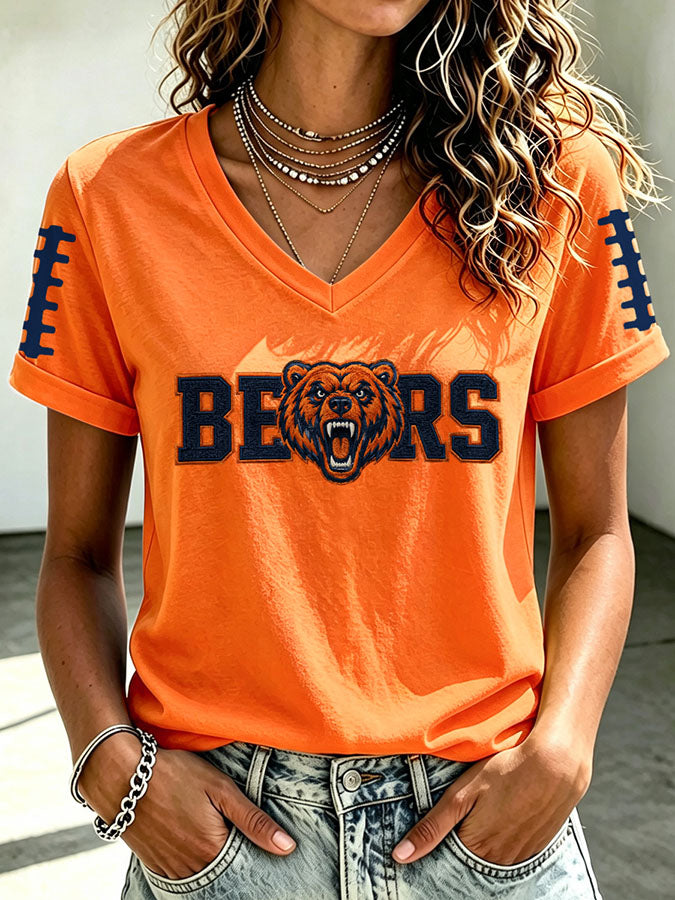 Women's Football Print T-shirt