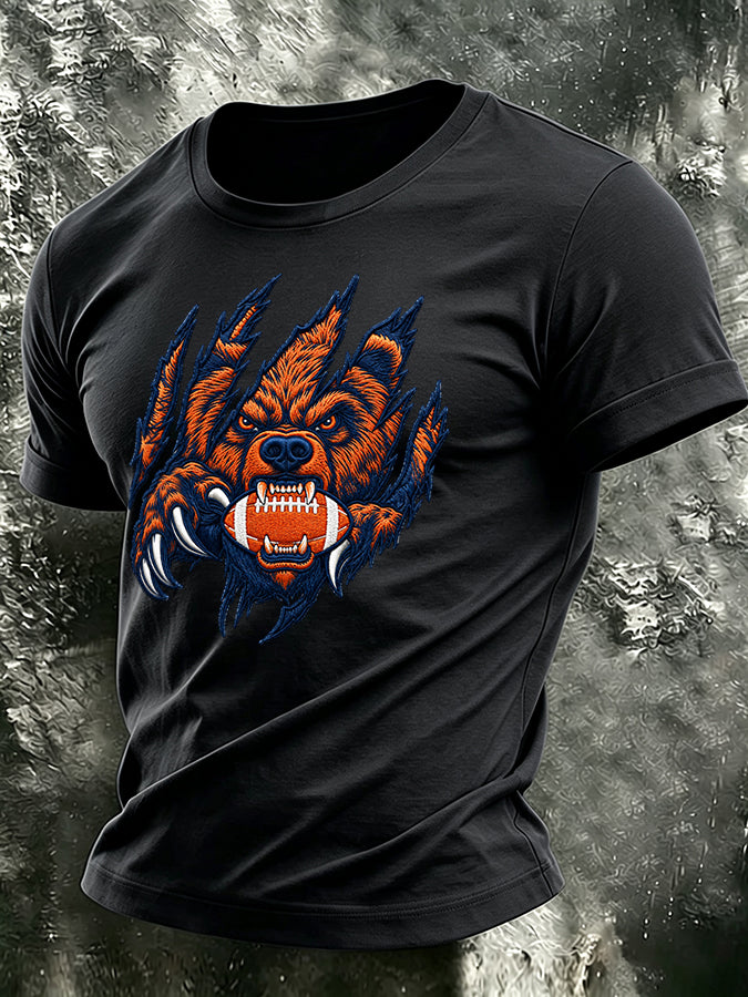 Men'S Casual Rugby T-Shirt