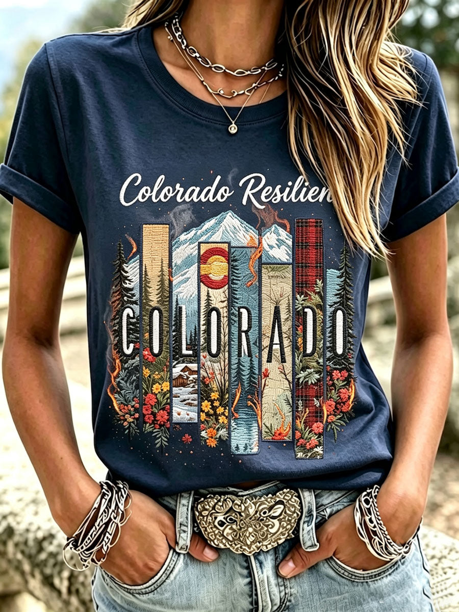 Women'S Colorado Resilient  Casual T-Shirt