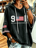 Women's 9.11 We Will Always Remember Print Hoodie