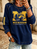 Women's University Campus Football Hoodie