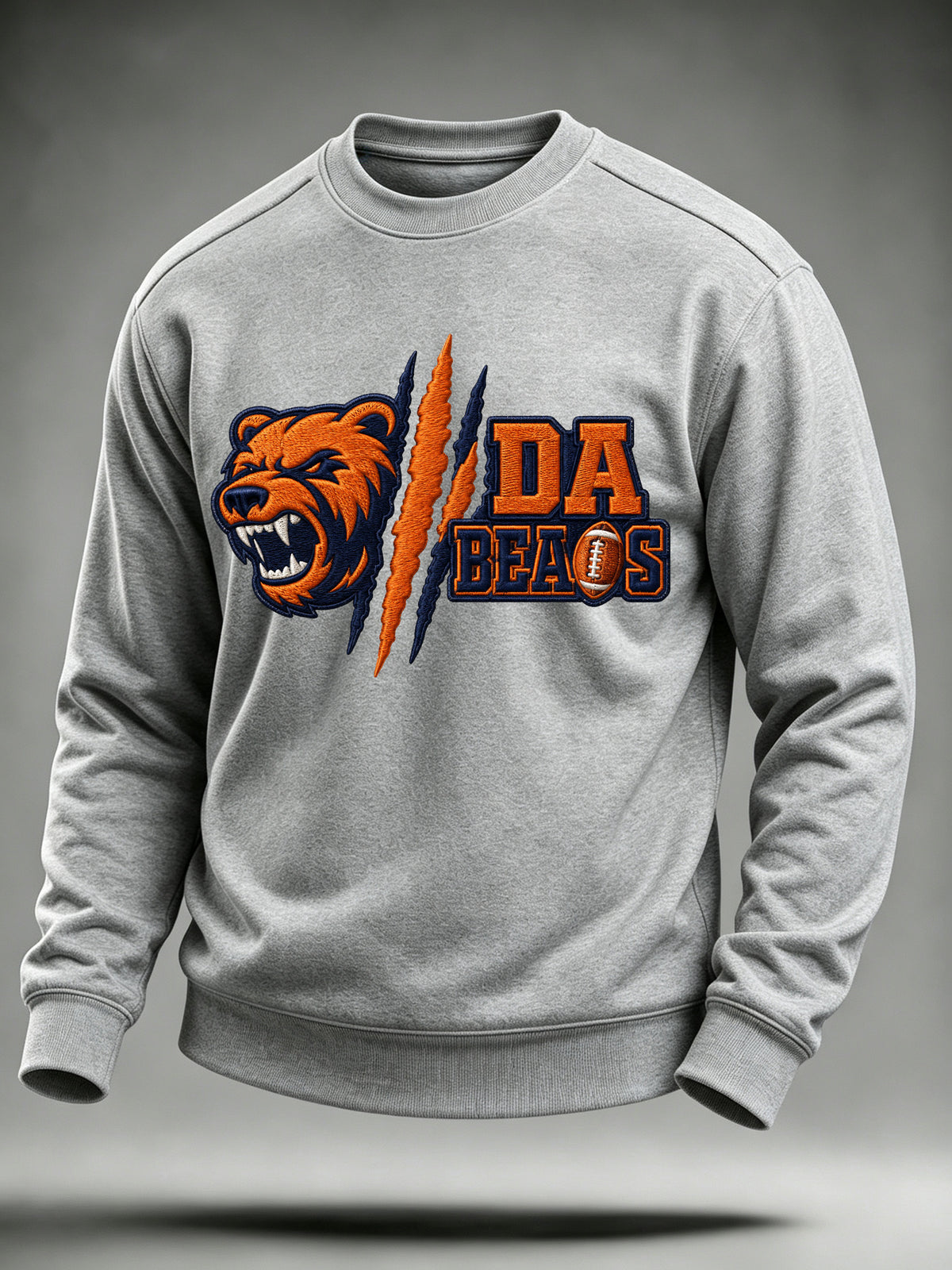 Men's Football Gameday Gift For Football Fans Crew Neck Sweatshirt