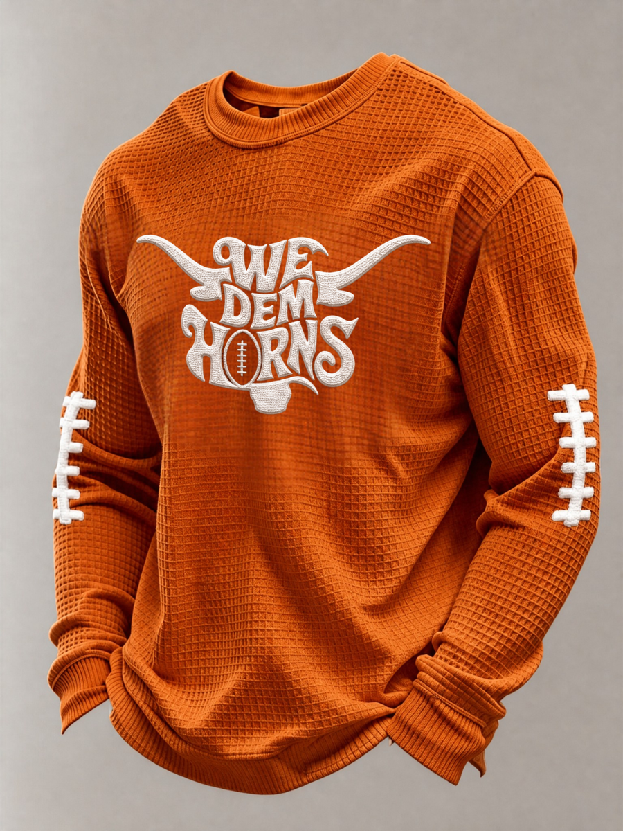 Men's Rugby Printed Waffle T-Shirt