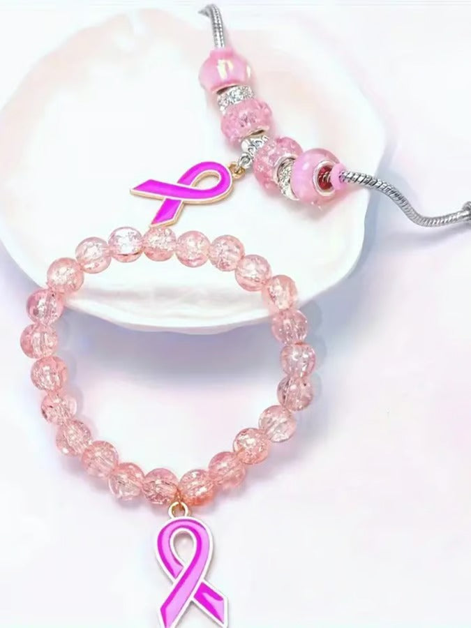 Breast Cancer Prevention And Control Propaganda Bracelet