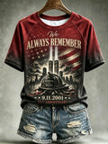 Women's 9/11 Memorial Graphic Top