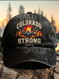 Retro Colorado Environmental Protection Print Baseball Cap