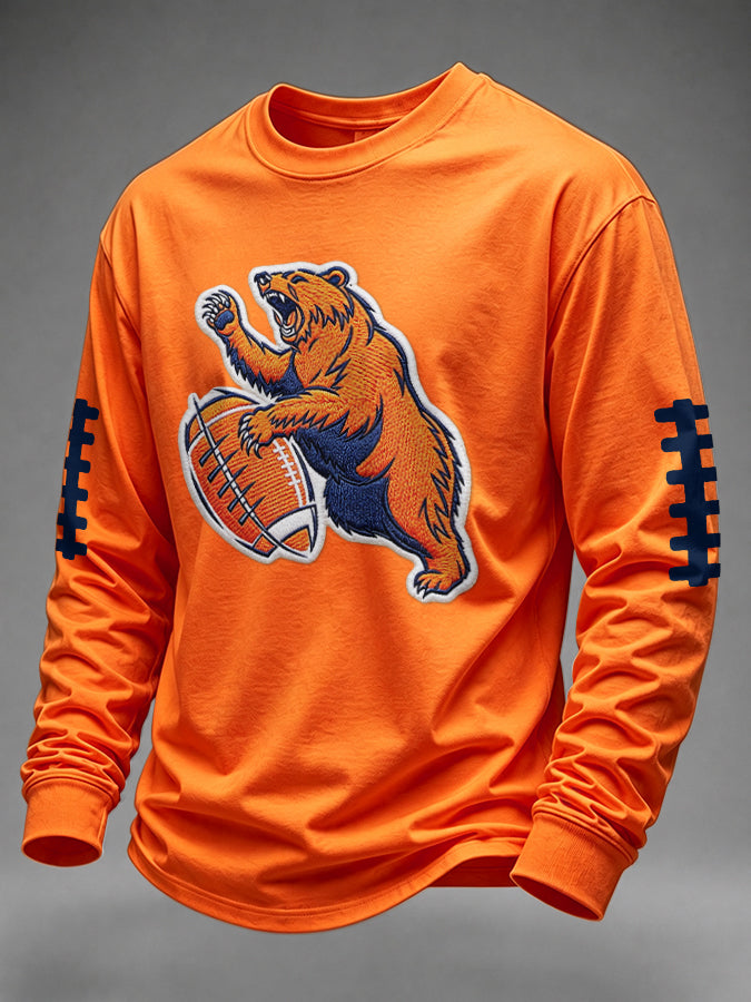 Men's Football Printed Waffle T-shirt