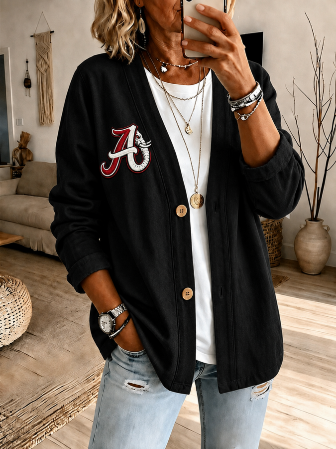 Women'S Football Fan Cardigan