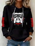 Women's Football Print Sweatshirt