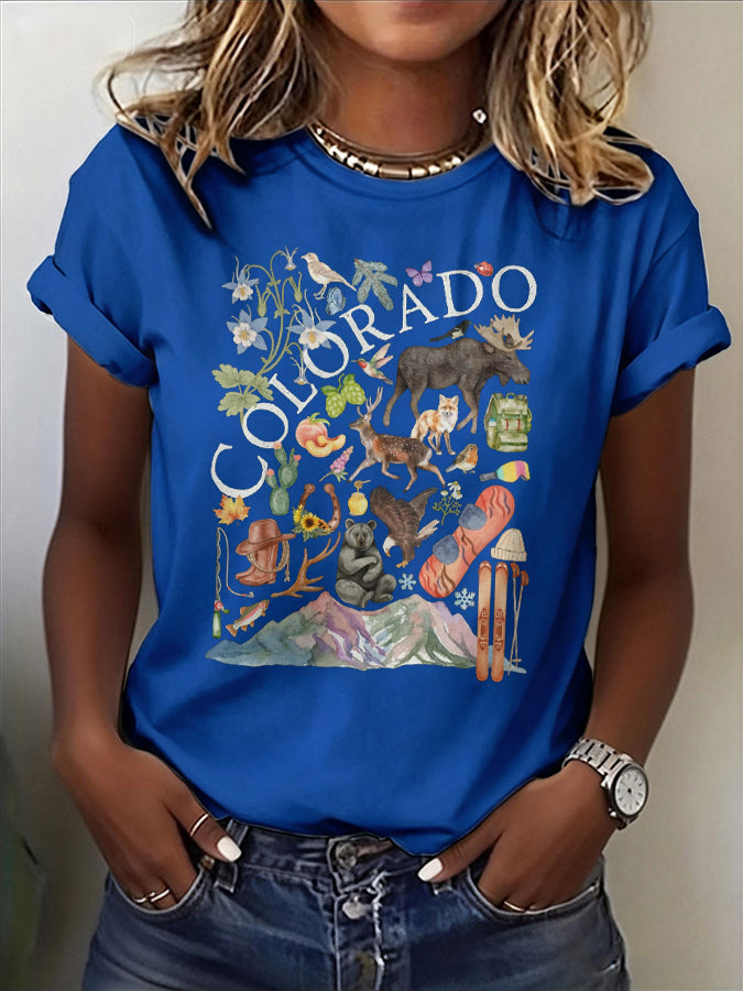Women's Casual Colorado T-shirt