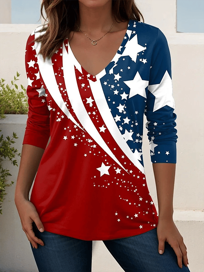 Women's 250th Anniversary Printed Casual T-shirt