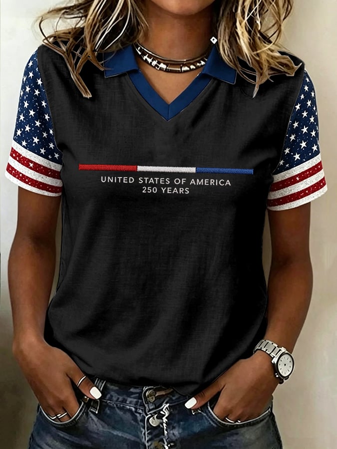 Women's United States 250TH Anniversary Print Shirt