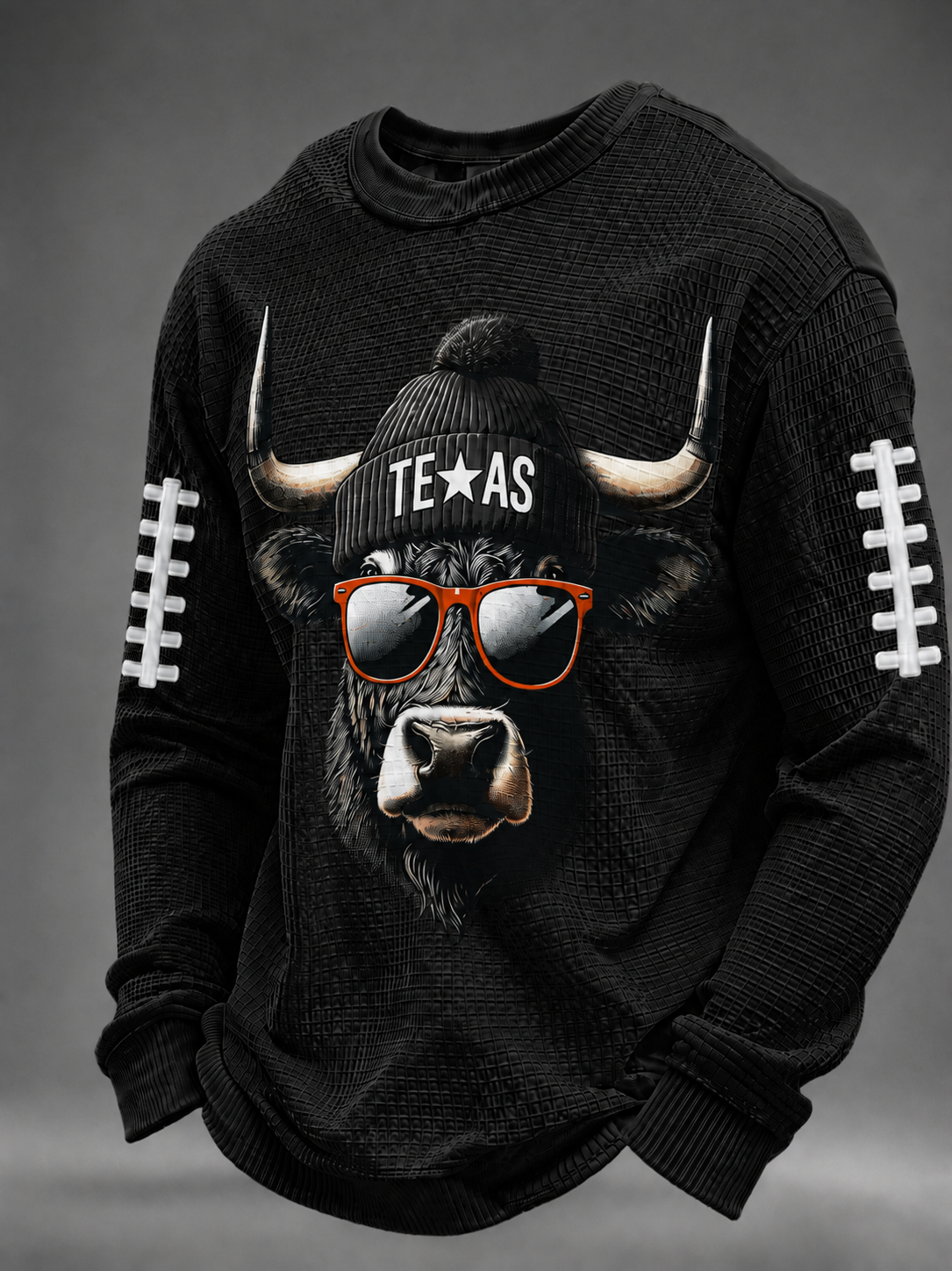 Men'S Rugby Printed Waffle T-Shirt