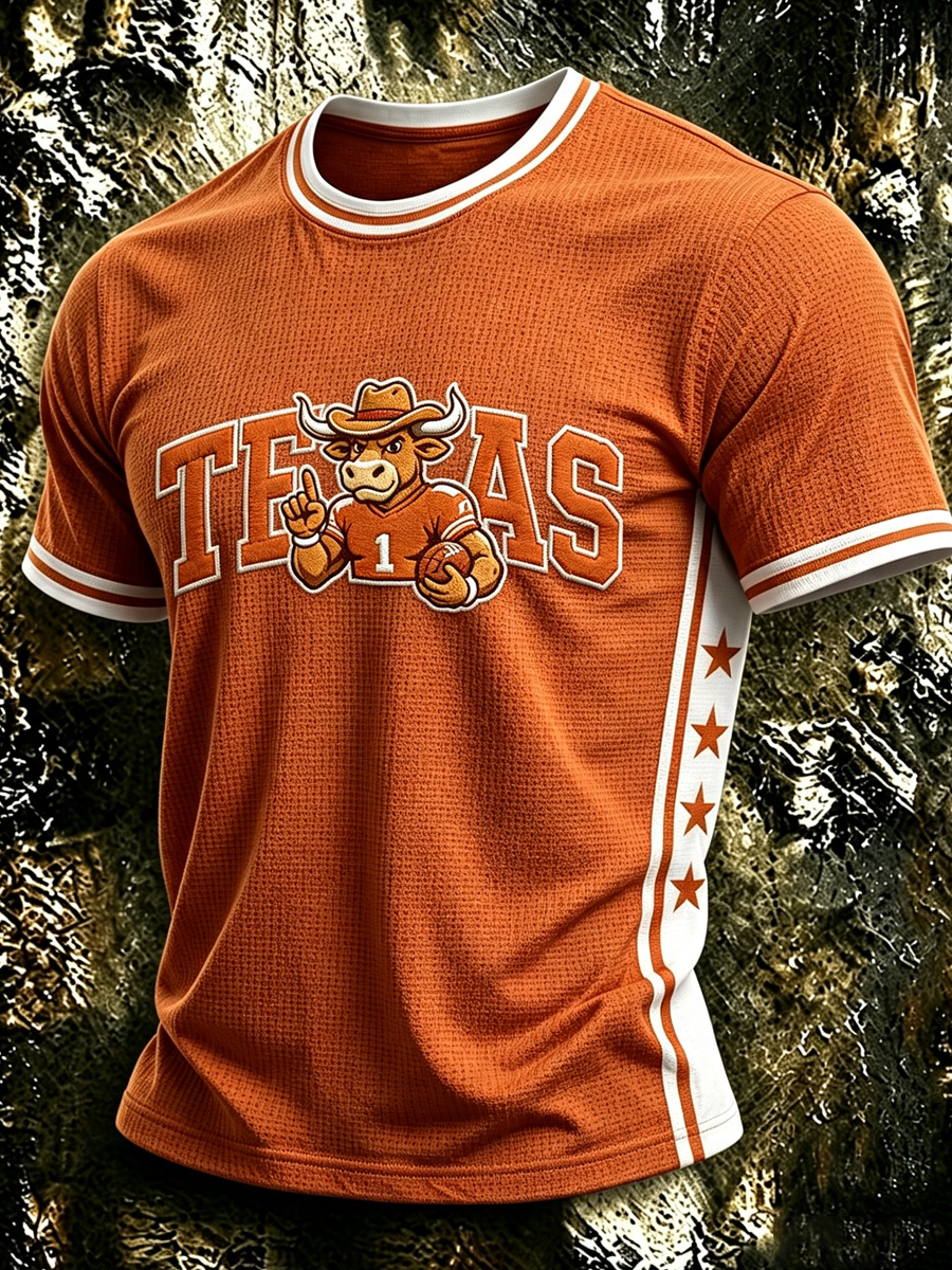 Men's Football Fan Waffle T-Shirt