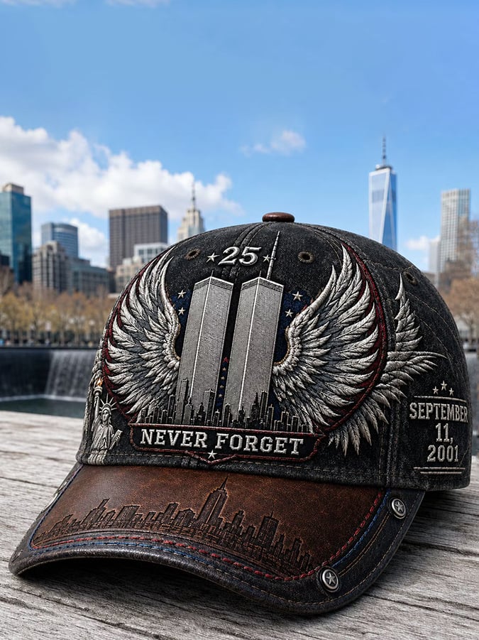 9.11 Never Forget Commemorative Printed Hat