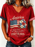 Women's Casual Print Short-Sleeve T-Shirt
