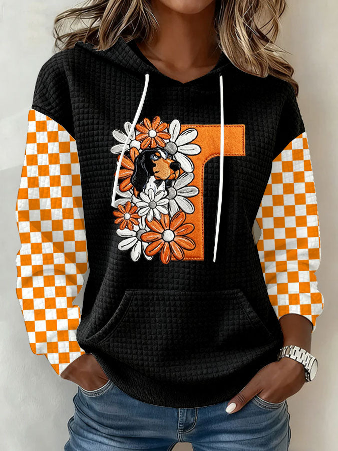 Women's Football Print Sweatshirt