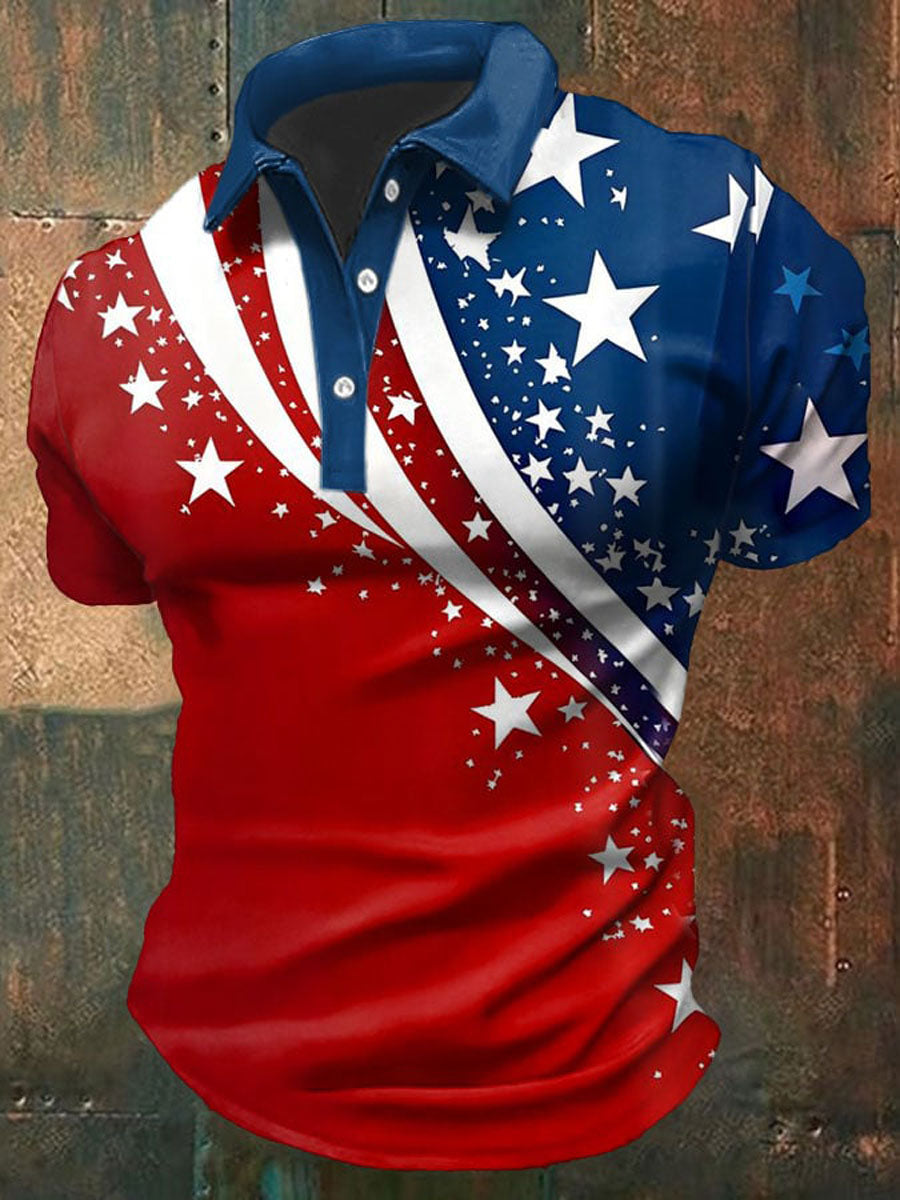 Men'S 250Th Anniversary Printed Casual T-Shirt