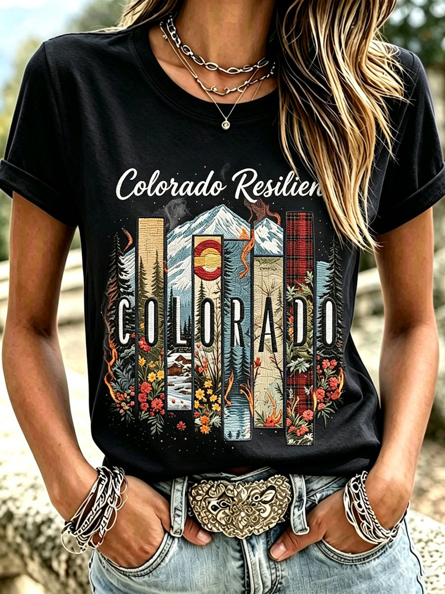 Women'S Colorado Resilient  Casual T-Shirt