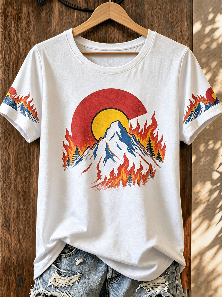 Women's Casual Colorado Strong T-shirt