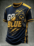 Men'S Football Fan Waffle T-Shirt
