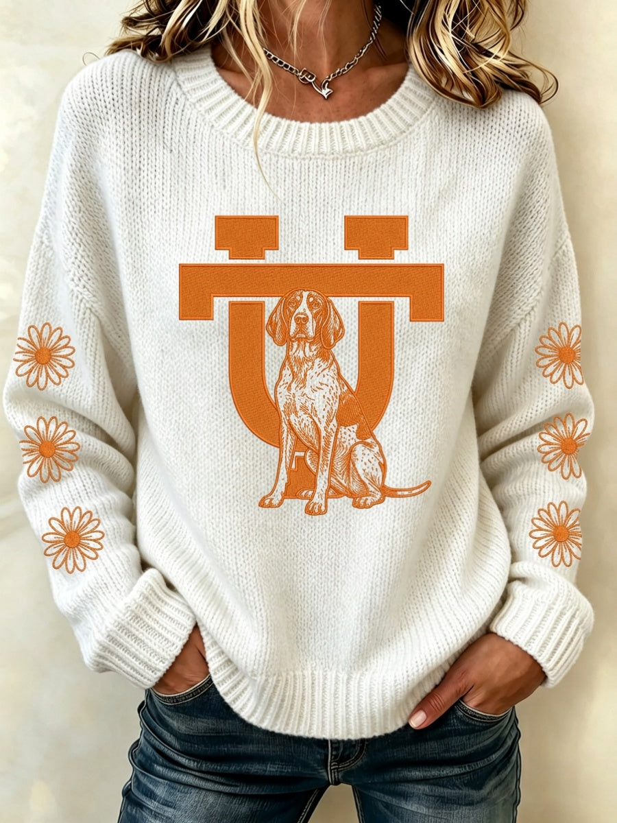 Women'S Football Print Casual Sweatshirt