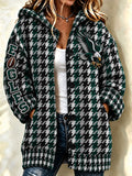 Women's American football Knitted Cardigan