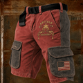 Men's "Buffalo Soldier" Summer Casual Cargo Shorts