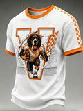 Men'S Football Print Waffle T-Shirt