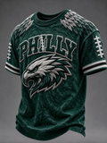 Men's Football Gameday Gift For Football Fans Casual Tee