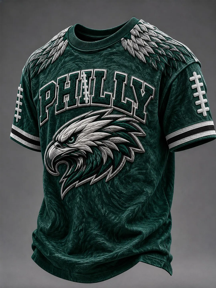 Men's Football Gameday Gift For Football Fans Casual Tee