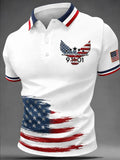 Men's USA Commemorative Print Polo Shirt