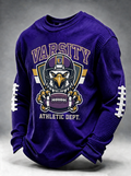 Men's Baltimore Football Fan Varsity Eagle Printed T-shirt