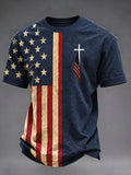 Men'S 250Th Anniversary United States of America Printed Casual T-Shirt
